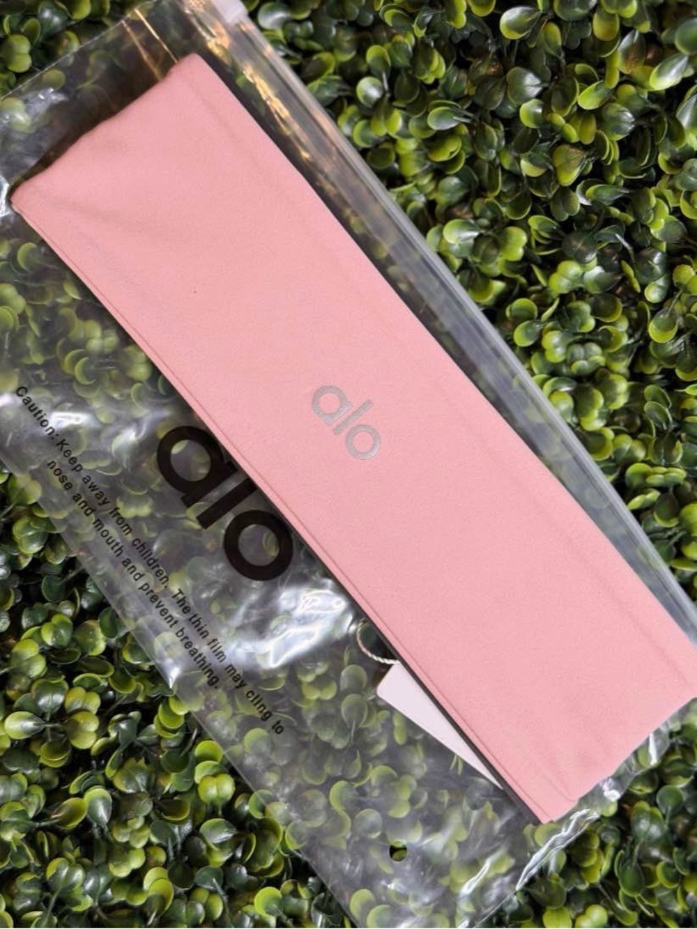 ALO Yoga Soft Pink Workout Headband